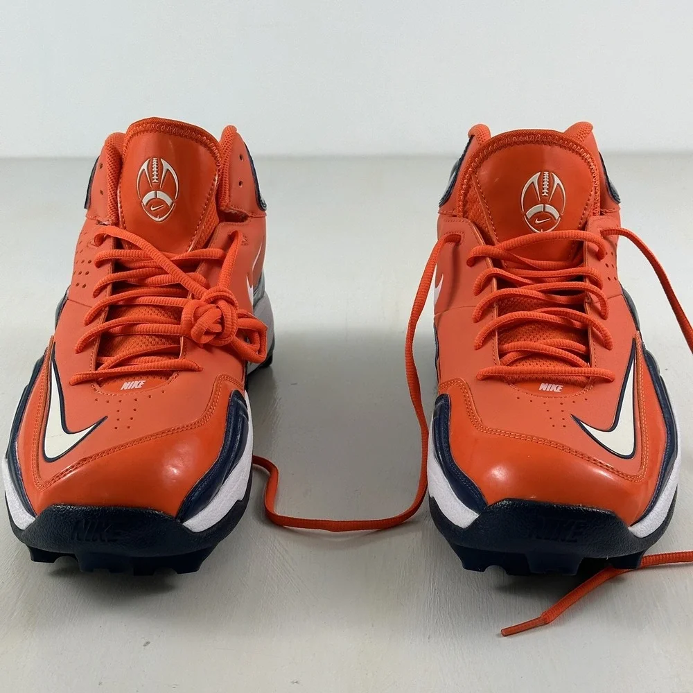 New‎ Nike Zoom Merciless Football Cleats Men 14 Blue Orange  Shoes 534773-810